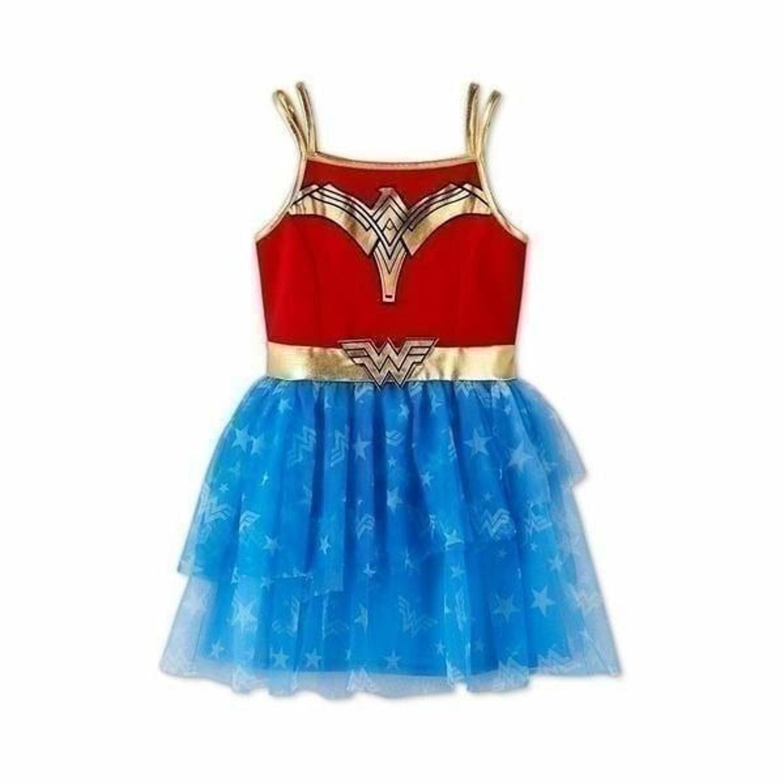 Girls' DC Comics Wonder Woman Classic Cosplay dress - L 10/12