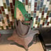 Antique seed spreader/sower with hand crank