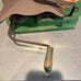 Antique seed spreader/sower with hand crank