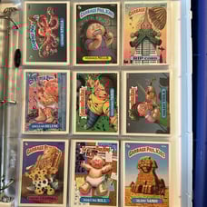 vintage garbage pail kids cards lot Set Of 9 Cards
