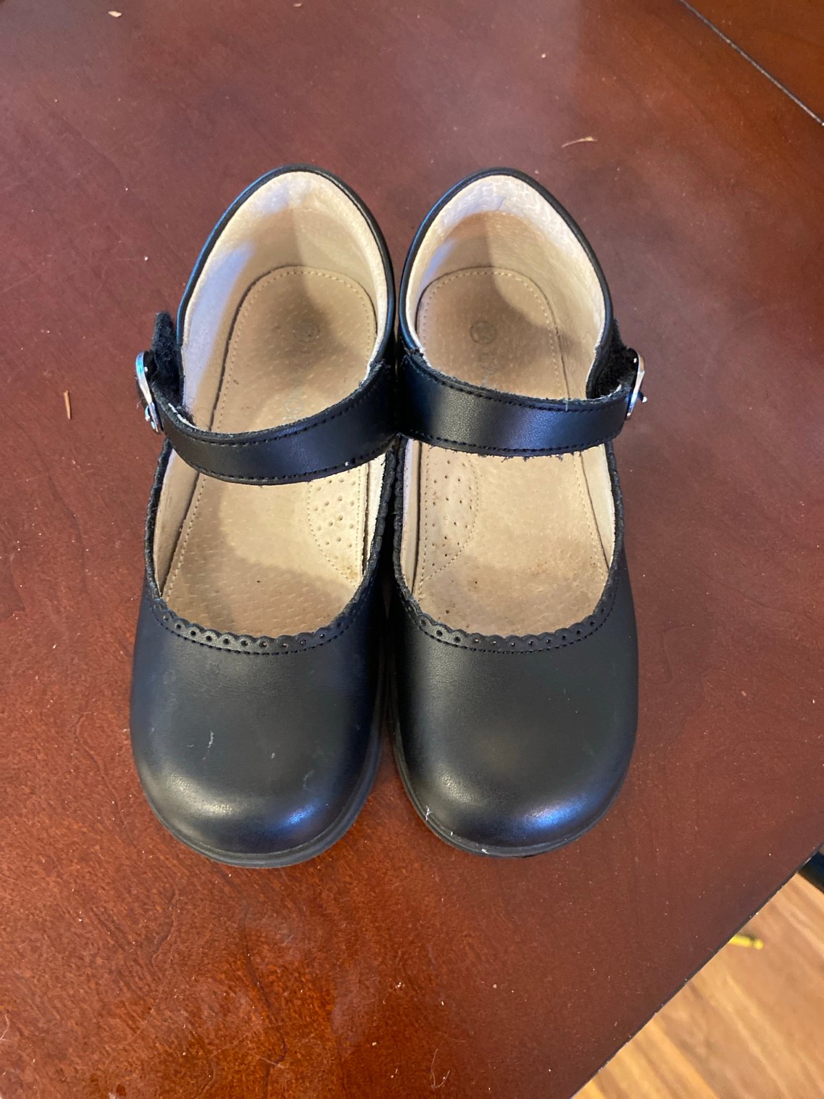L'amour classic Chloe school shoes black Mary janes