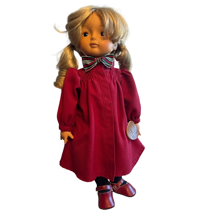 Vintage Japan La Cheri II Sekiguchi Burgundy Doll 1983 LIMITED EDITION