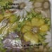 Vtg 70s Flowers Cannon Monticello Floral ALOHA 72x104 Twin Flat Sheet Fabric