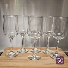 Vintage Mikasa Claret Tulip Wine Glasses Water Goblets