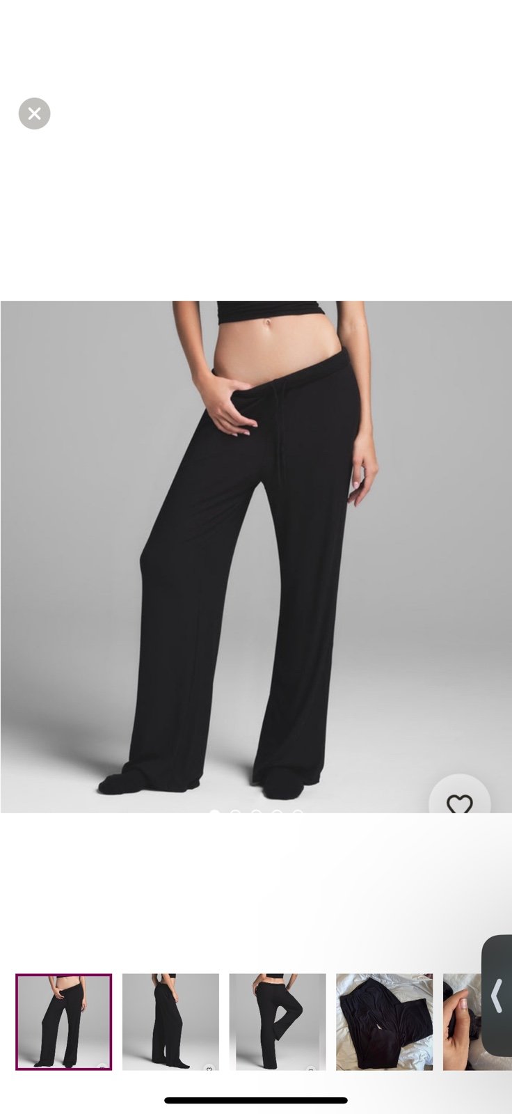 Skims Soft Lounge Loose Pants black ribbed Valentine's Day collection pajama