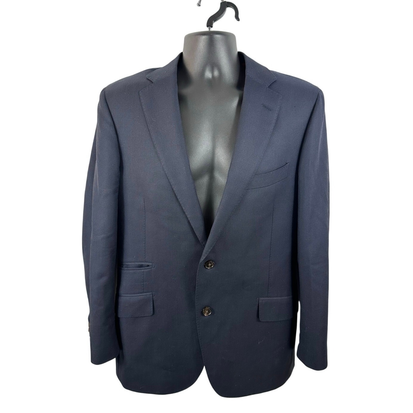 SuitSupply Navy Blue Pure Wool Sport Coat Blazer 42R Vitale Barberis Canonico