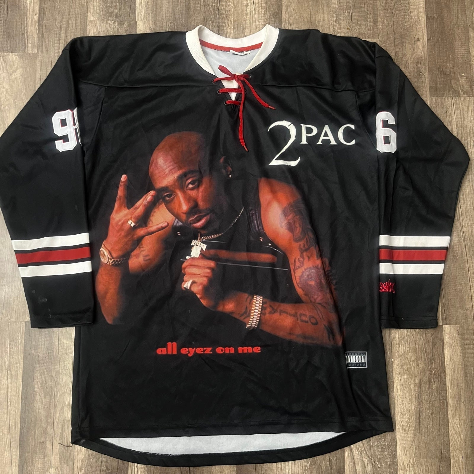 Tupac 2Pac Vintage 90s Hockey Jersey Rapper's Tribute | Mercari Tupac 2Pac Vintage 90s Hockey Jersey Rapper's Tribute | Mercari