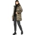 Sam Edelman Funnel Collar Water Repellent Puffer Coat Removable Hood Fern Green