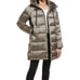 Sam Edelman Funnel Collar Water Repellent Puffer Coat Removable Hood Fern Green
