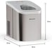Frigidaire EFIC117-SS 26 Pound Ice Maker, 26 lbs per day, Stainless