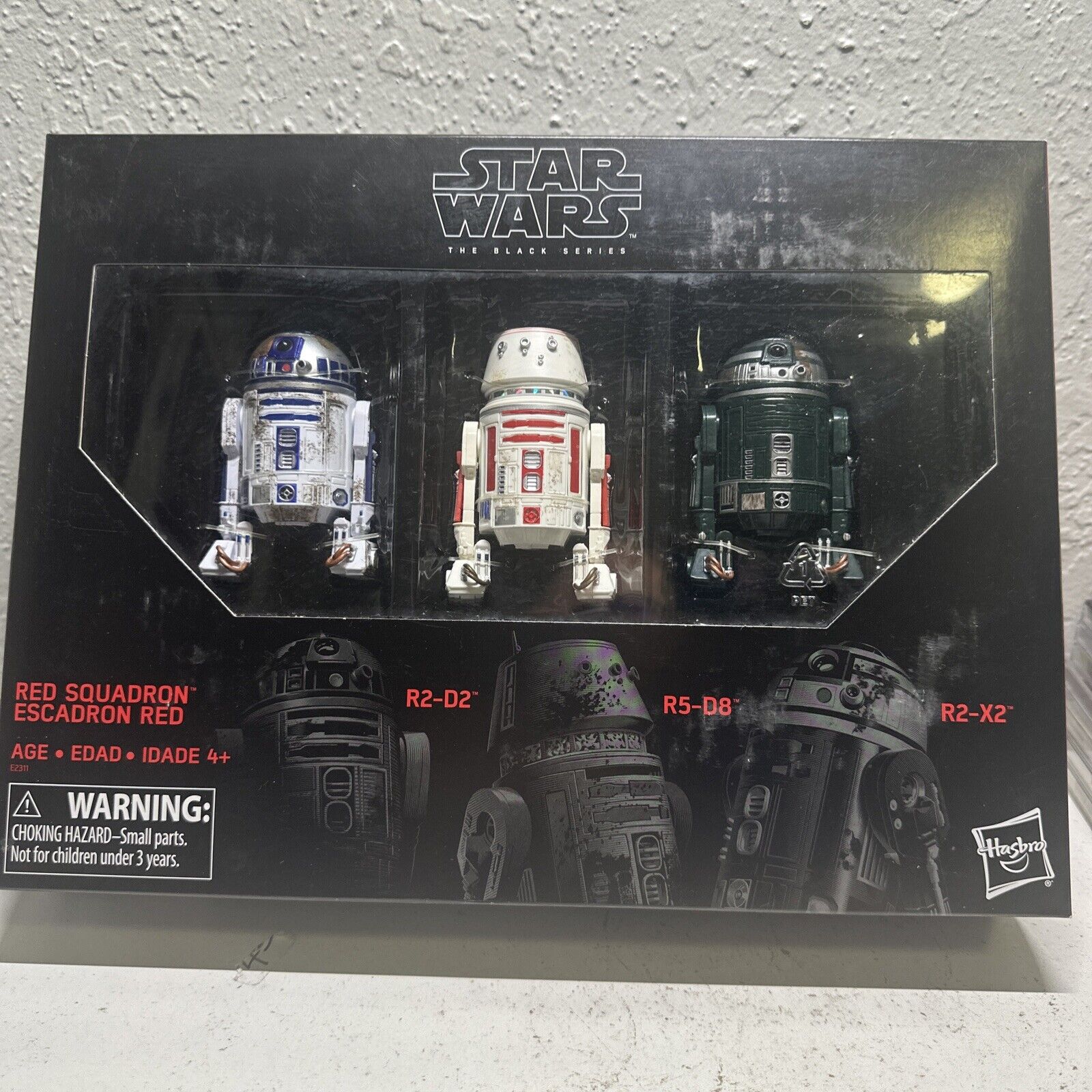 Star Wars The Black Series 6 inch Red Squadron Droid 3-Pack Amazon Exclusive