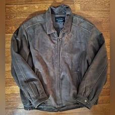 Croft & Barrow genuine leather mens jacket size XL
