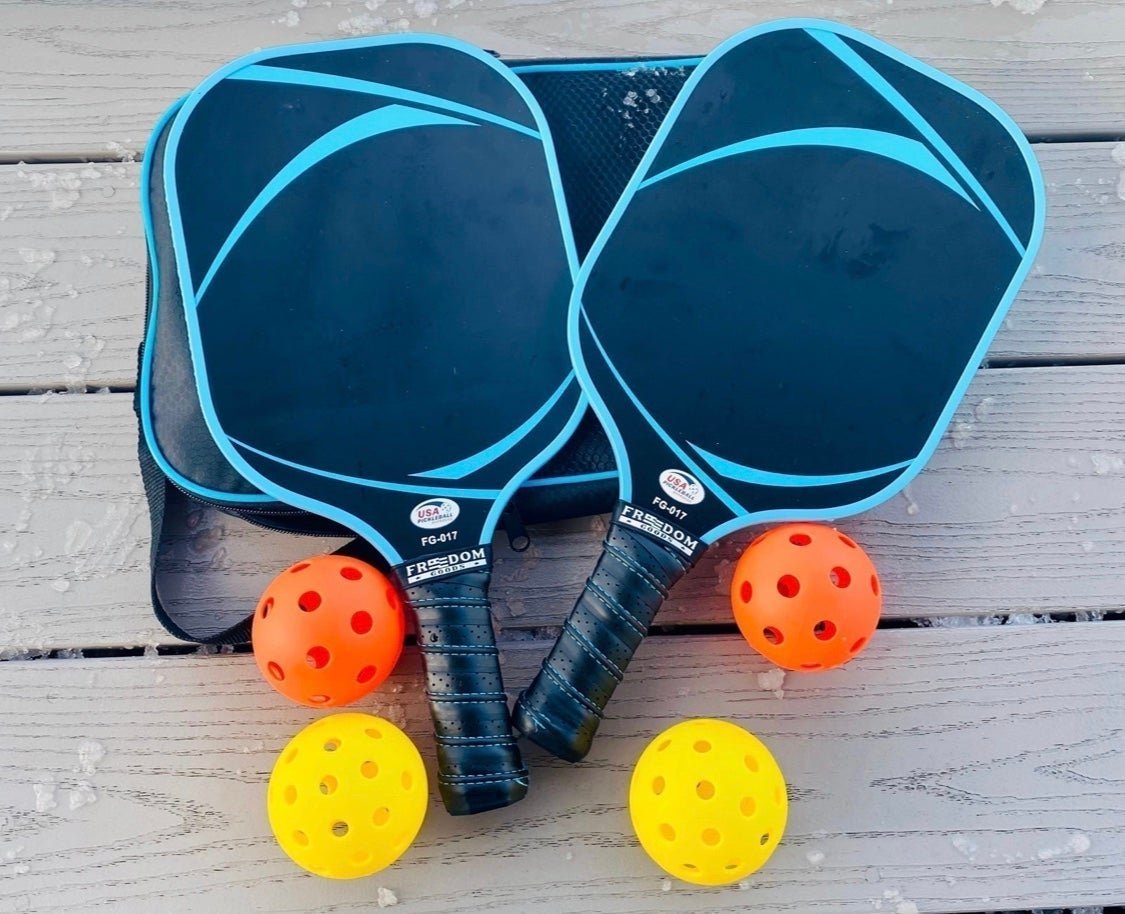 Freedom Goods Pickle Ball Equipment Racquet Balls Case