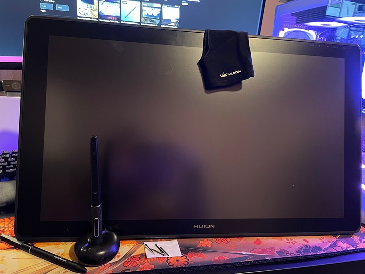 HUION KAMVAS 22 Drawing Tablet with Screen 120% sRGB PW517 Battery-Free Stylus