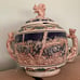 Rare Vintage German Animal Punchbowl Set
