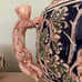 Rare Vintage German Animal Punchbowl Set