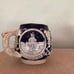 Rare Vintage German Animal Punchbowl Set