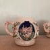 Rare Vintage German Animal Punchbowl Set