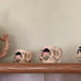 Rare Vintage German Animal Punchbowl Set