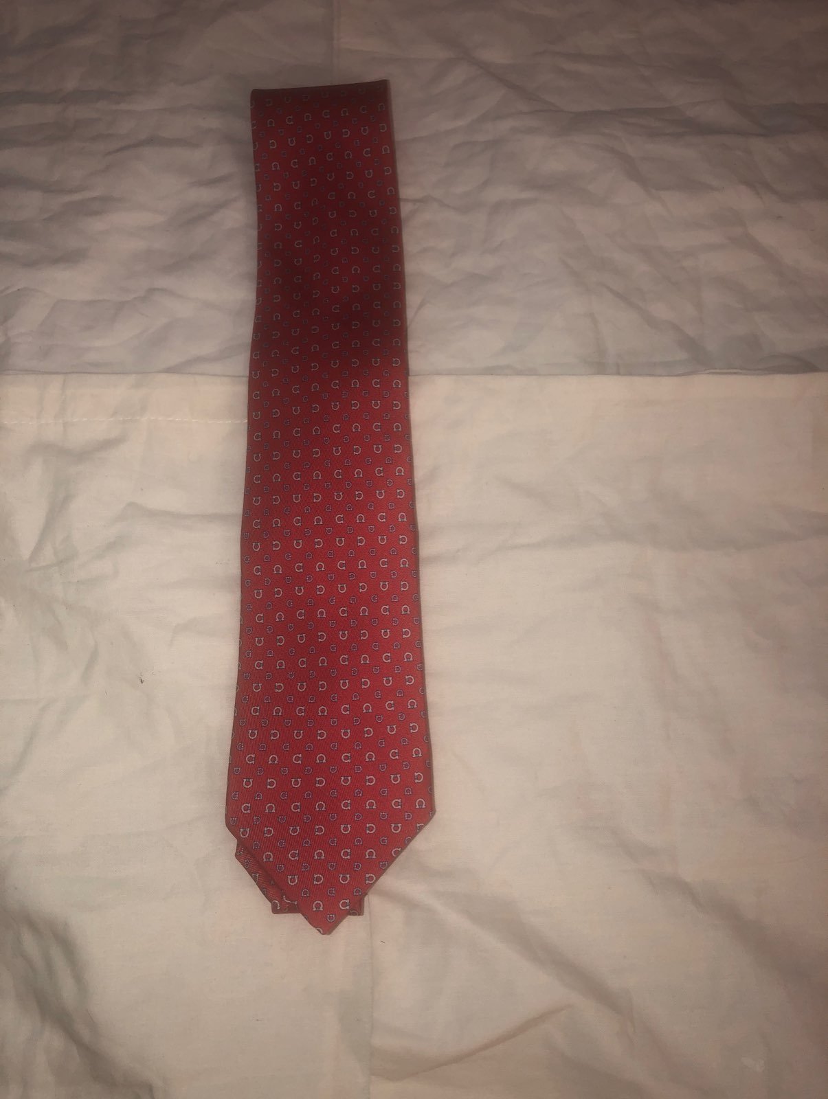 Salvatore Ferragamo Tie original blue Ti