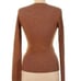 Bailey 44 Tan Long Sleeve Cut Out Top