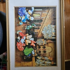 Disney Mickey and Friends Ballroom Dancing 3-D Shadow Box 14.5”x 21.5