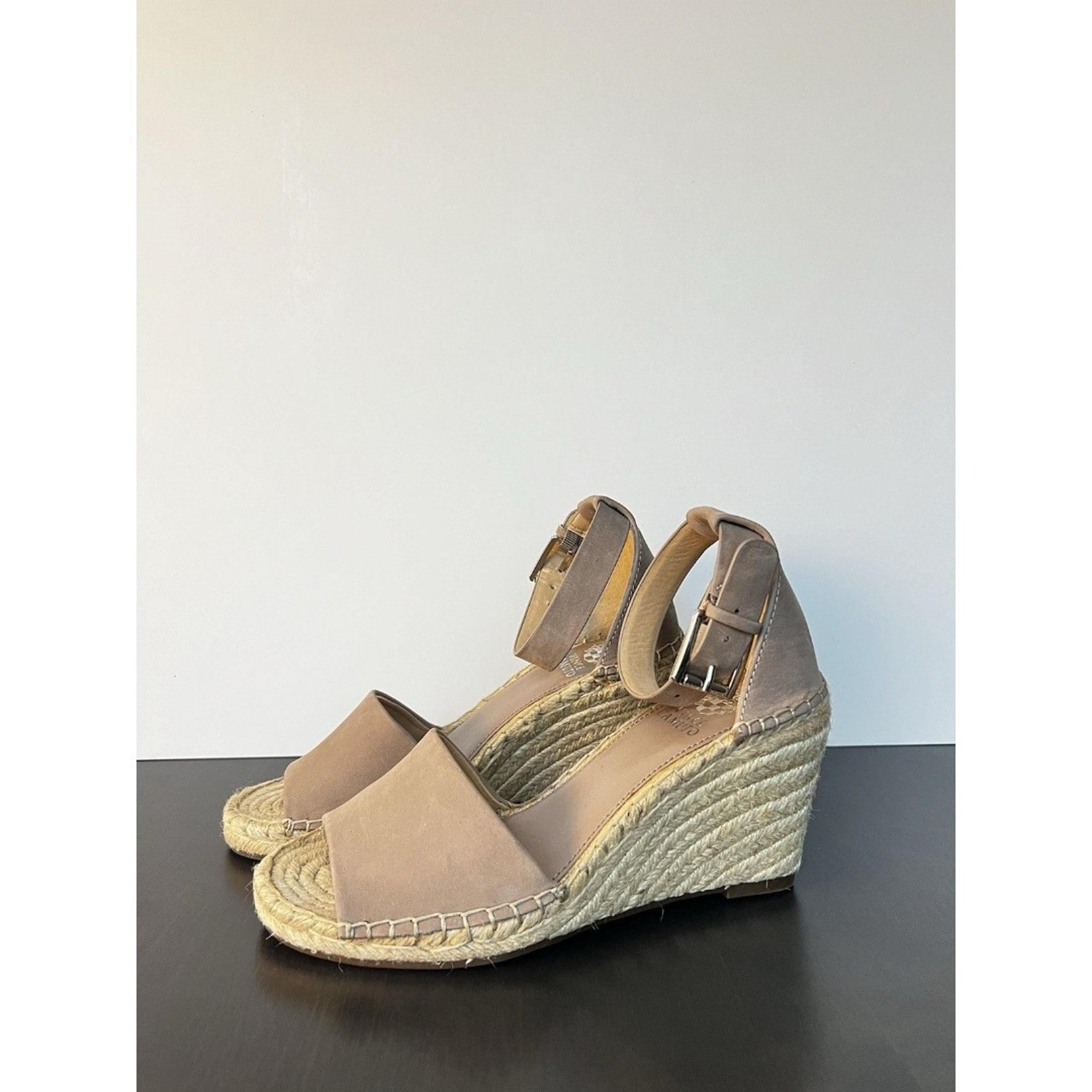 Vince Camuto Espadrille Wedge Sandals Womens Boho Wedges