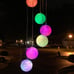Color Changing Solar Power Wind Chime Spiral Spinner Crystal Ball Wind