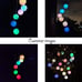 Color Changing Solar Power Wind Chime Spiral Spinner Crystal Ball Wind