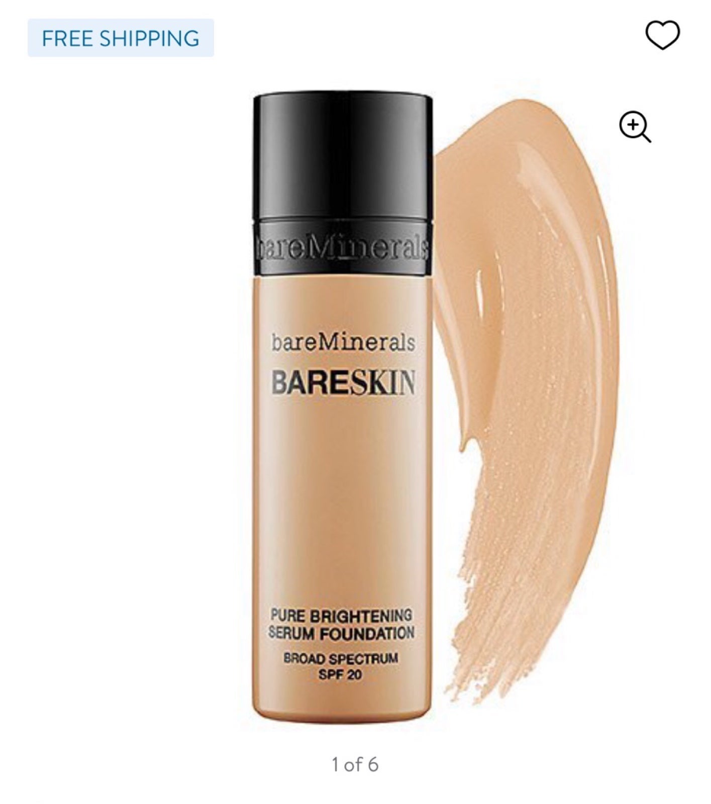 BareMinerals bare skin serum Foundation