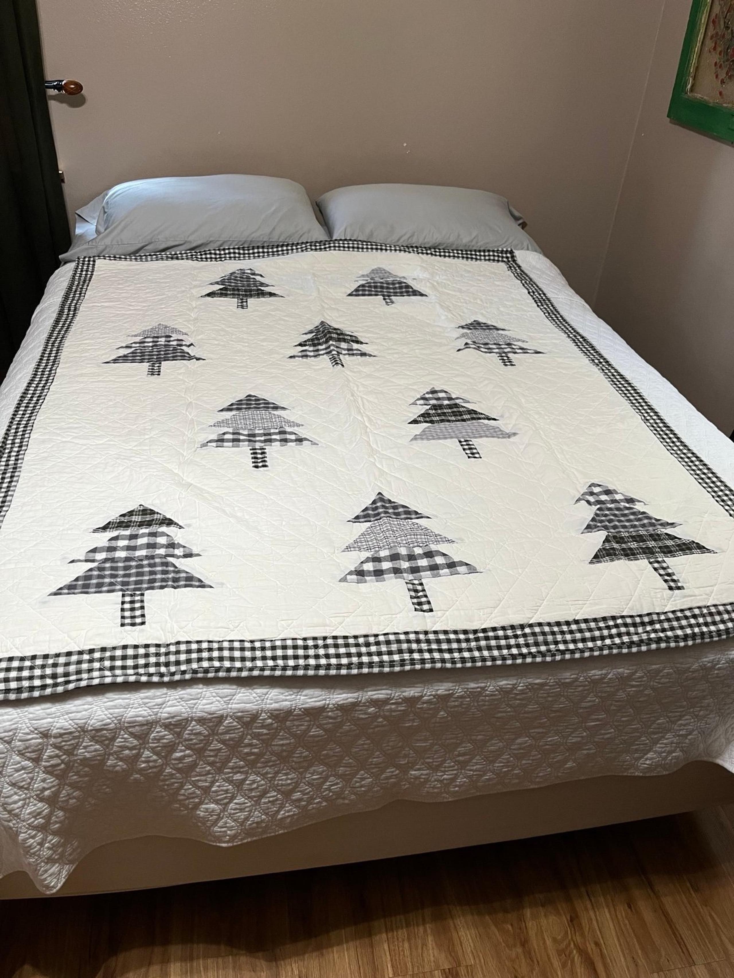 Martha Stewart Pieced Quilt Throw