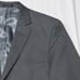Pronto Uomo Platinum 46 X-Long Gray 100% Wool Mens Blazer Suit Jacket Sport Coat
