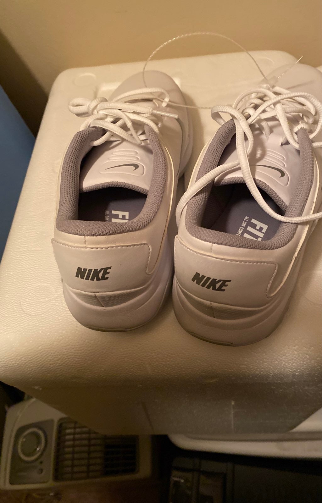 Nike golf athletic shoes for men sixe 11 wide white