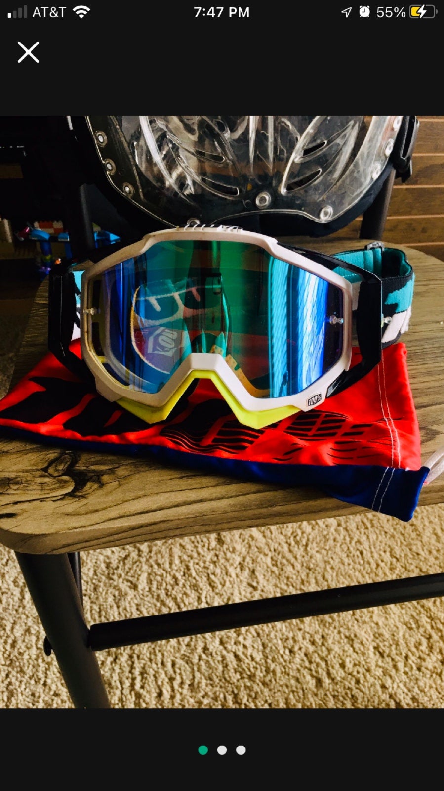 100% Racing Goggles Motorcross Skiing Snowboarding