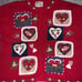 Vintage Y2K Red Valentines Heart Patch Button Up Cardigan