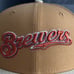 Milwaukee Brewers NEW ERA 59FIFTY PANAMA TAN Fitted Cap - 7 3/8