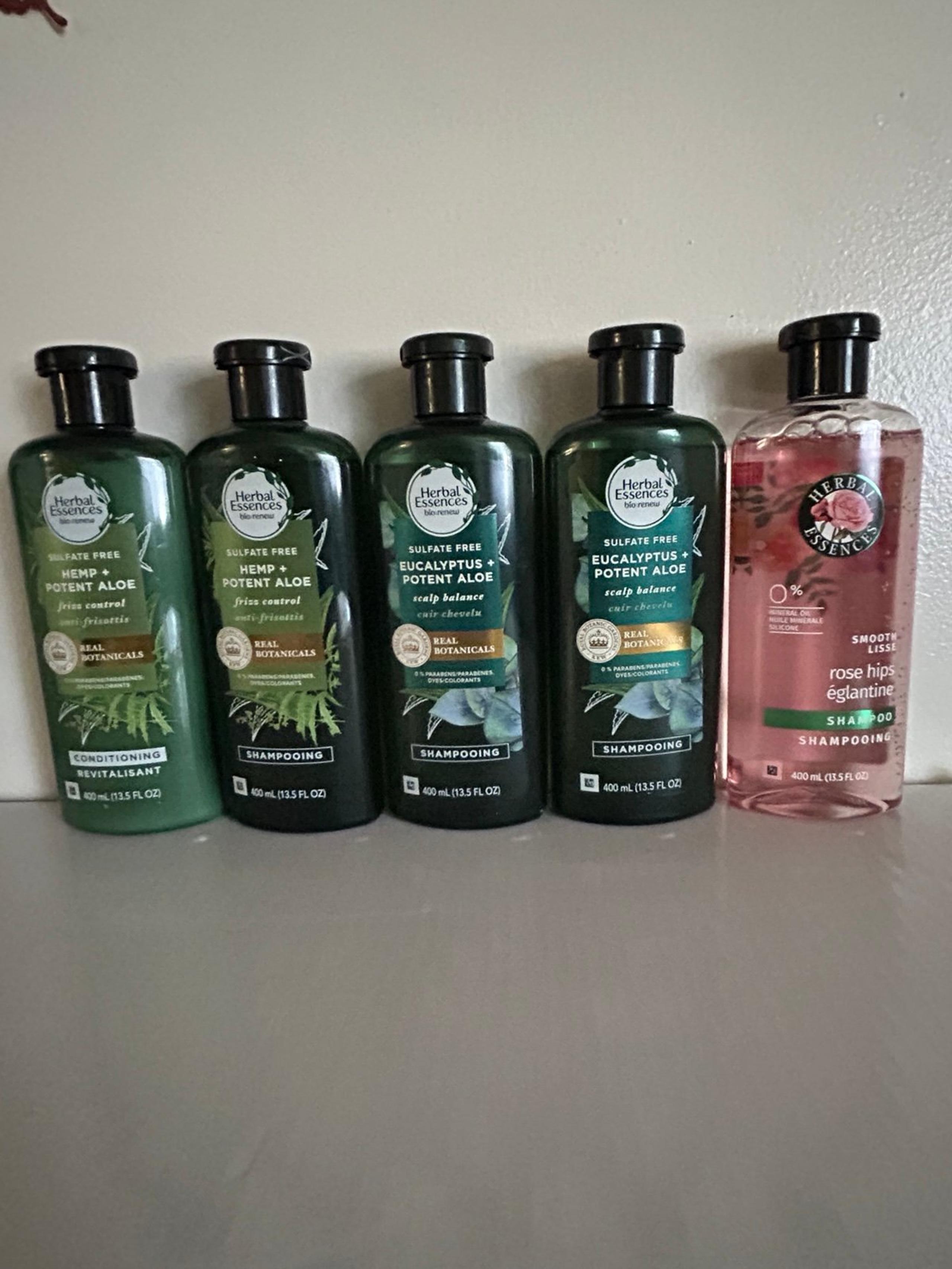 Herbal essences shampoo and conditioner