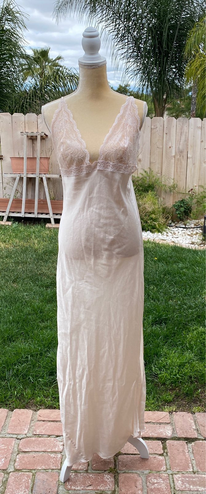 Victoria's Secret Silk Nightgown Large
