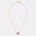 Signature Enamel Rondell Necklace coach