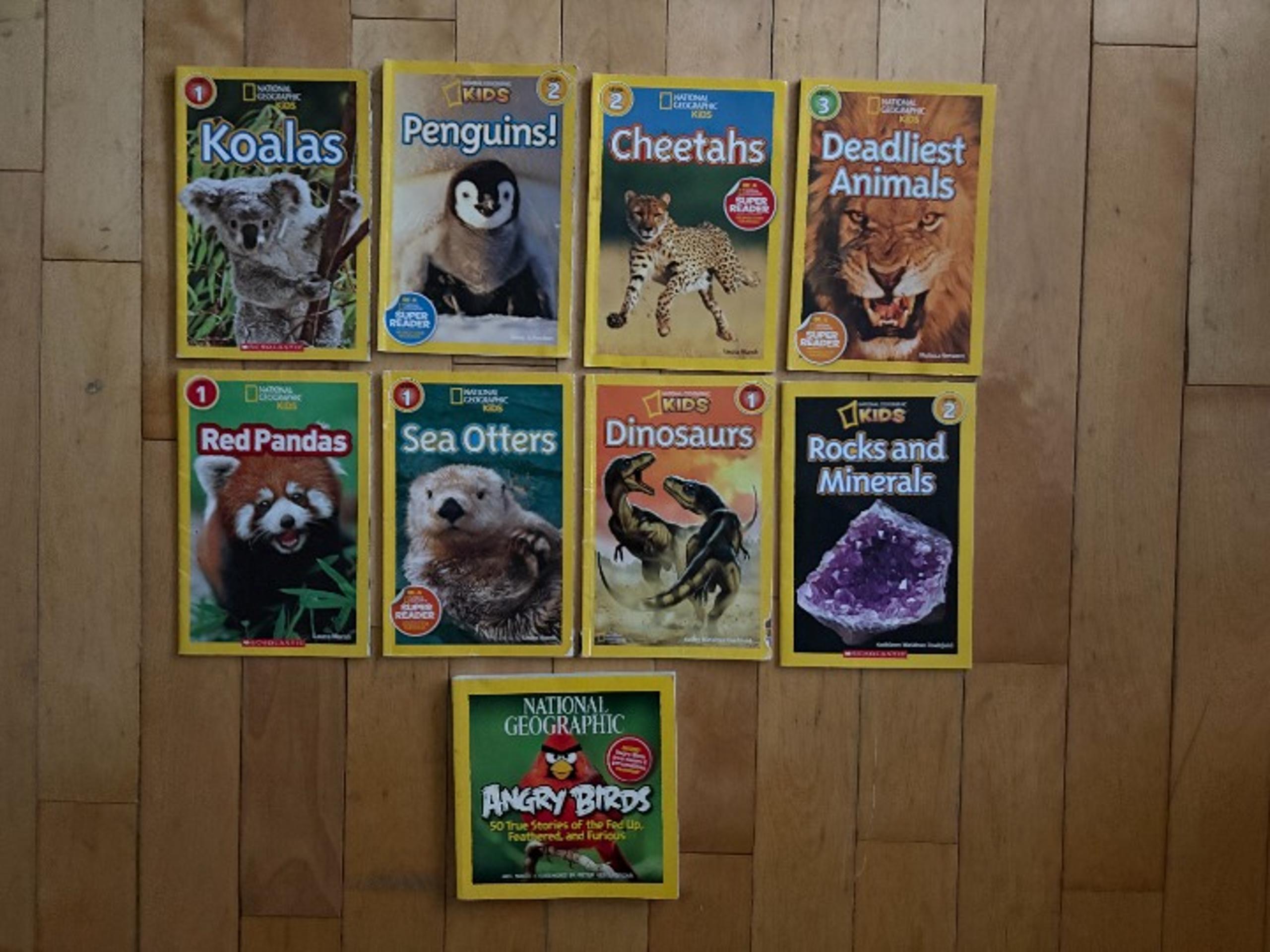 National Geographic Kids Paperback Children's Book Lot of 9