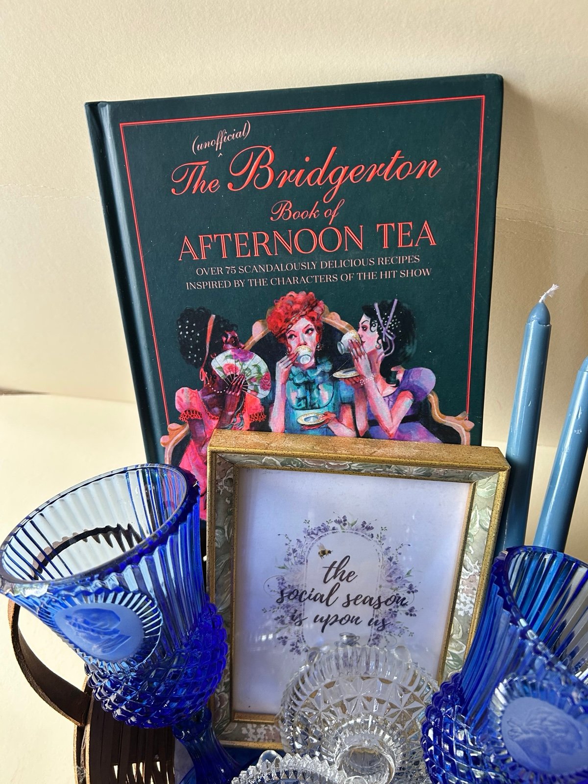 Vintage Longaberger basket featuring Bridgerton