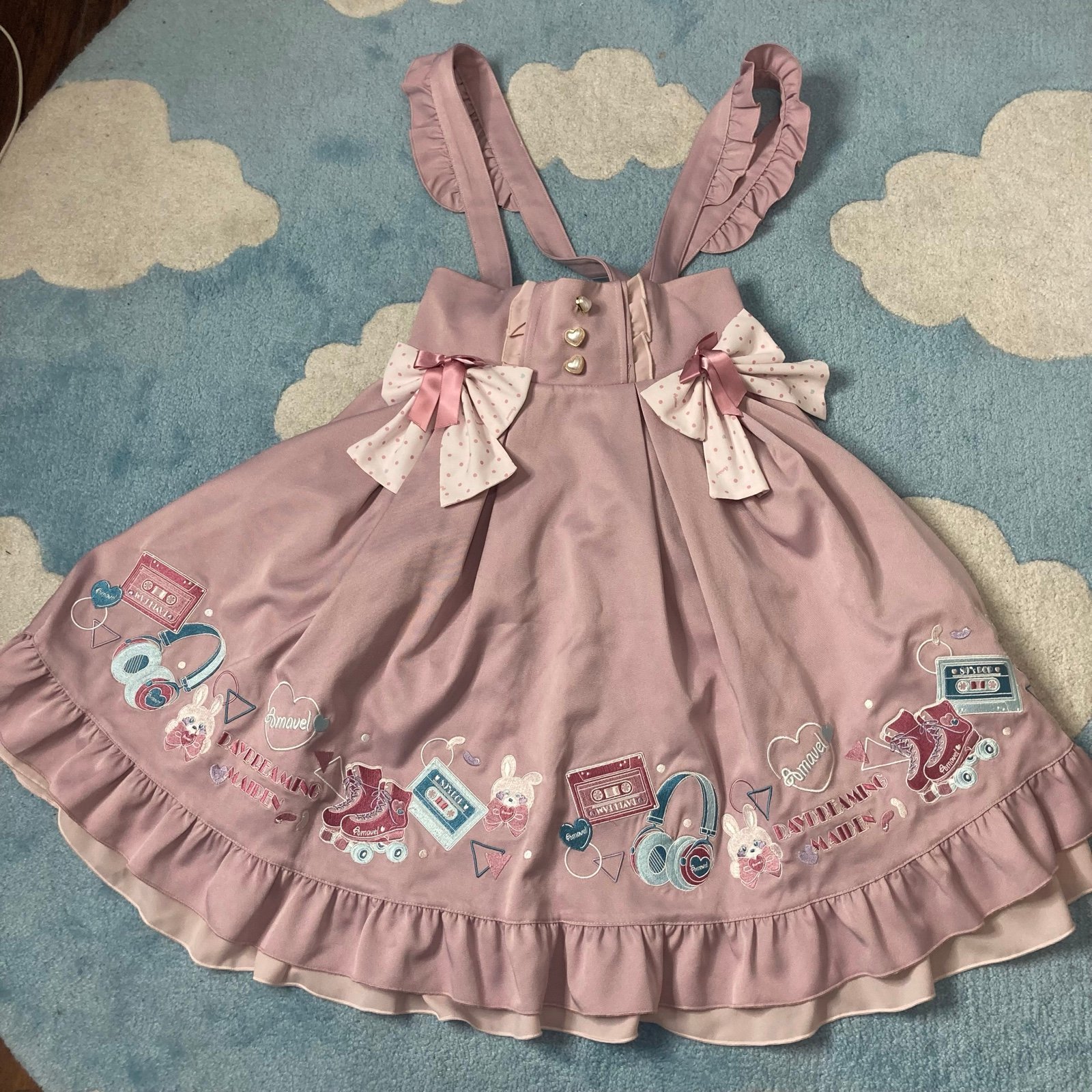 Kawaii Retro 80s Amavel Skirt