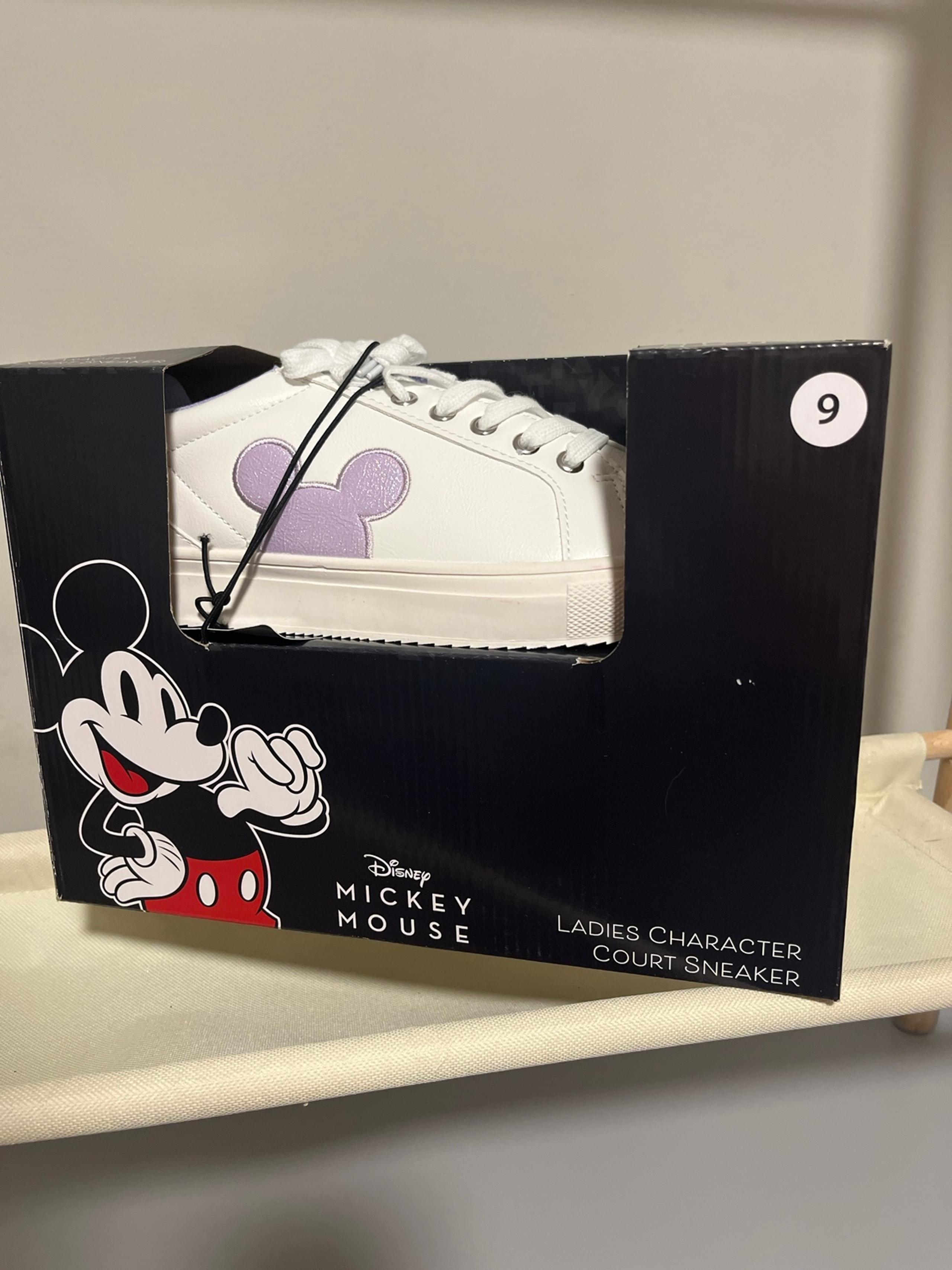 Disney Purple Sparklw Mickey Mouse Women’s Tennis Shoes