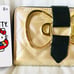 RARE Sanrio Loungefly 50th Anniversary Hello Kitty Bow Gold Wallet