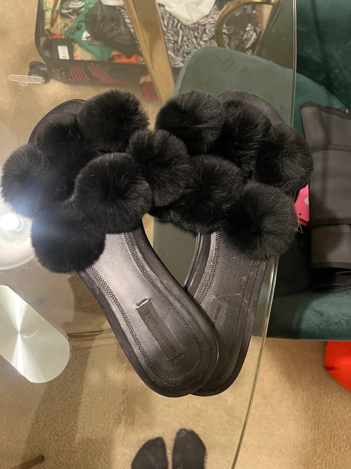 Alexander Wang Fur Sandals | Mercari