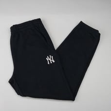 MLB NEW YORK YANKEES BLACK BASIC LOGO TRAINING JOGGER PANTS Sz XL