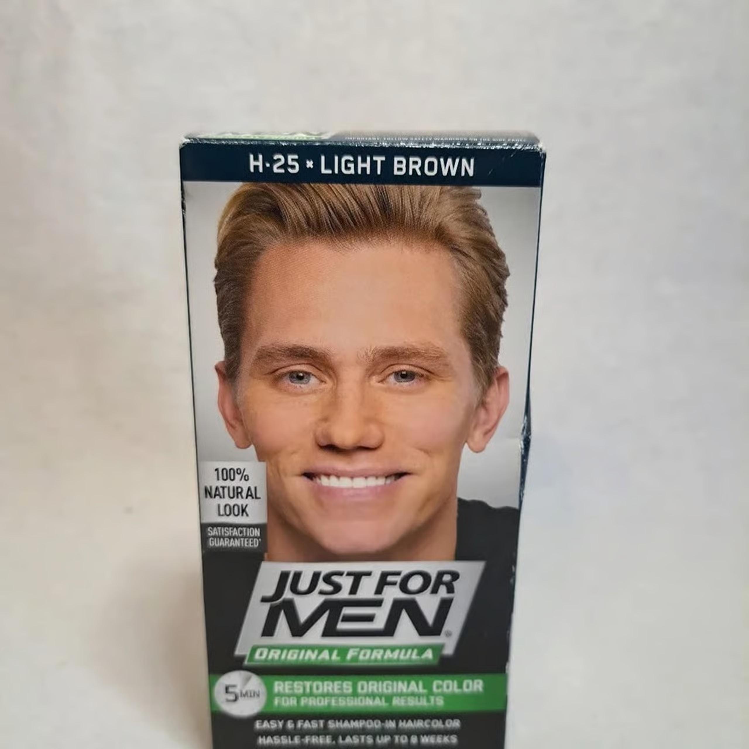 Just For Men Shampoo-in Color  #H-25 Men's Hair Dye - Light-Brown
