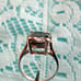 3.50ct 100% NATURAL BLACK DIAMOND RING *CERTIFICATE*F REE DIAMOND TESTER Size 6