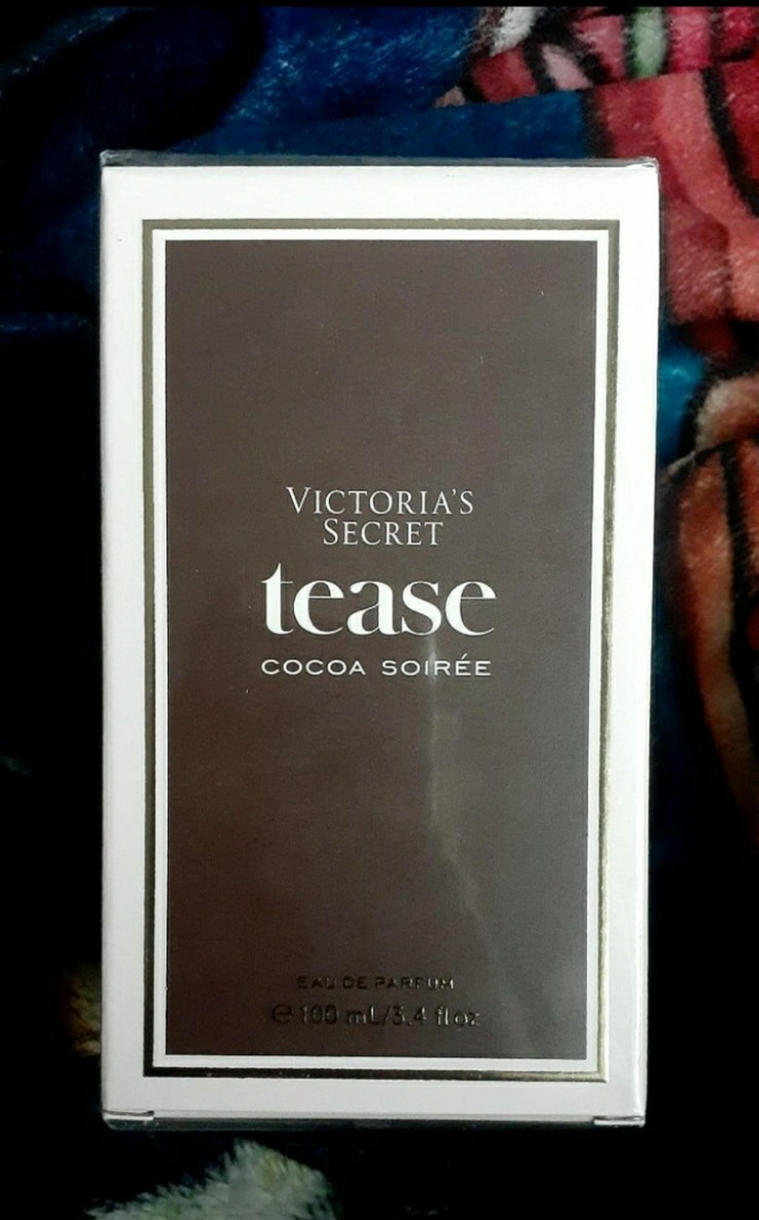3.4oz TEASE Cocoa Soiree Perfume Floral Gourmand Fragrance ! - Victoria's Secret