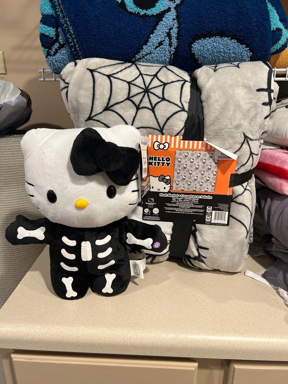 Hello Kitty halloween stepper and blanket